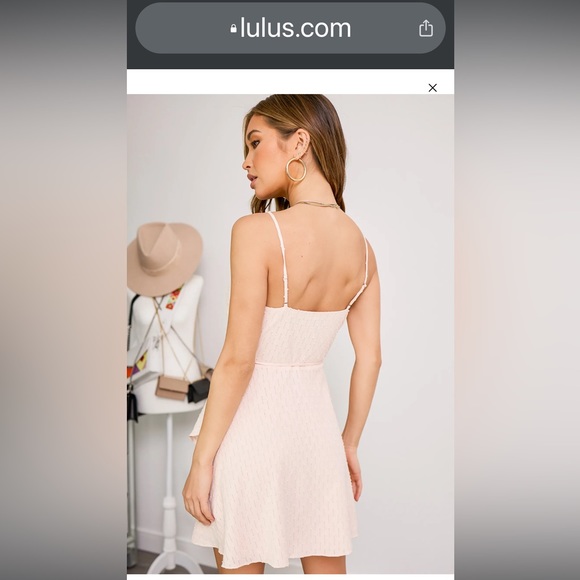 Lulus Wrap Things Up Light Pink Ruffled Wrap Mini Dress - Picture 5 of 6